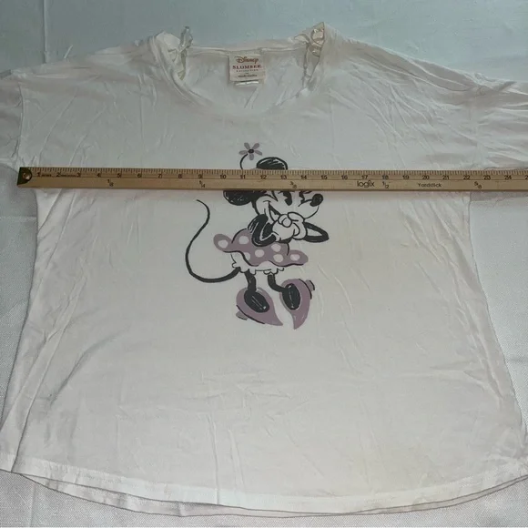 Disney Slumber‎ Collection by Munki Munki Minnie Mouse Graphic Tee Size Large - Picture 5 of 10